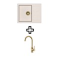 Set Tesa SQT102W + Vida PVD Zlato