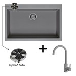 Set Quadra 130 + slavina C01 + ispirač čaša