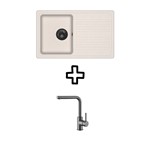 Set Notus SQ101W + Zora PVD Grafit