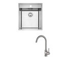 VERO 40X40 TW + slavina Vida krom mat