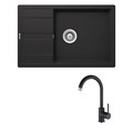 Set Schock MANHATTAN D-100LS + slavina SHR Vida Black metallic