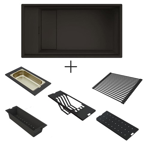 Sudoper Elleci Dialogo 360 Black + oprema