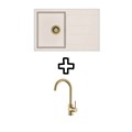 Set Tesa SQT101W + Vida PVD Zlato