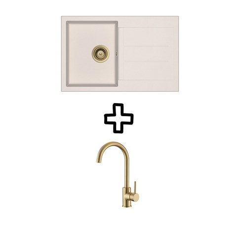 SQT101W-111PVD + Vida Gold