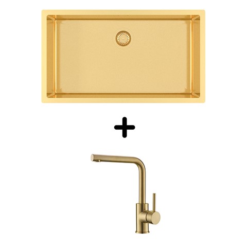 Set Dera 100B + Zora PVD Zlato