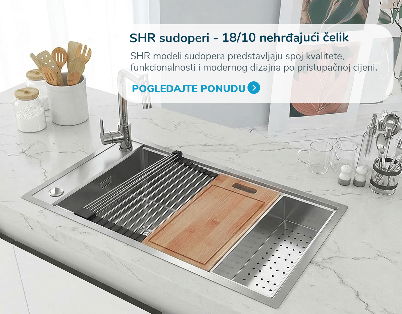 SHR sudoperi od nehrđajućeg čelika