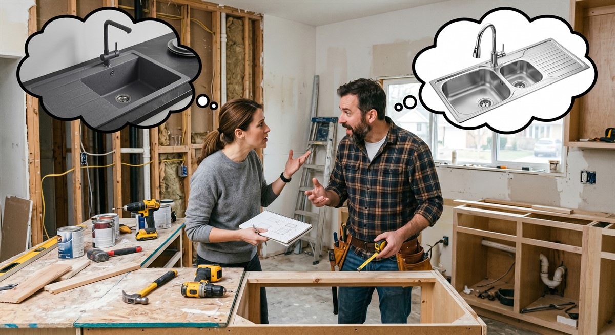 Odabrati granitni ili inoks sudoper - dilema od gotovo pola stoljeća